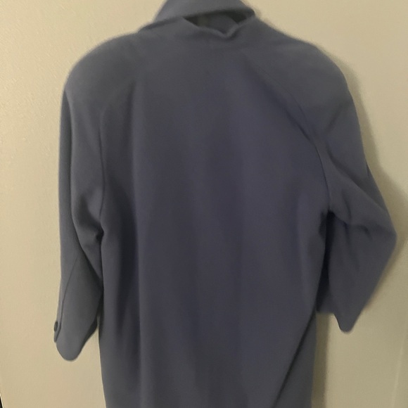 Chic Women's Blue Cape Coat - Picture 6 of 6